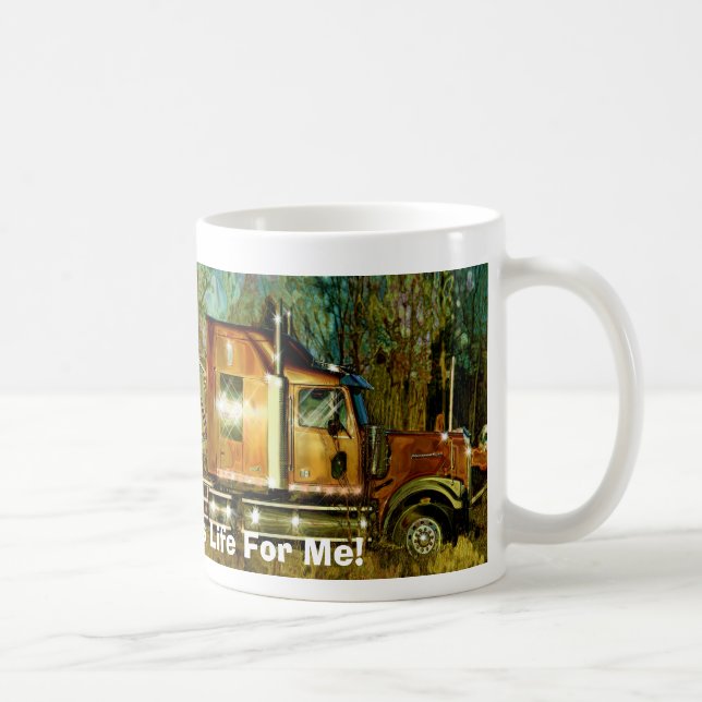 TRUCKERS BIG RIG TRUCK STOP COFFEE MUGS (Right)