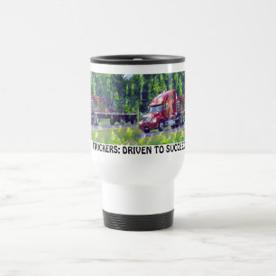 TRUCKERS BIG RIG TRUCK STOP DRINKING MUGS