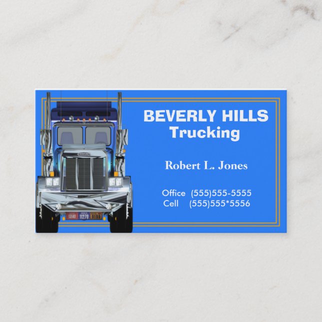 Truckers Business Card (Front)