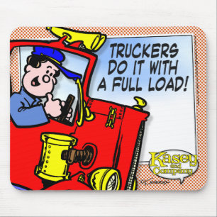 Truckers Do It Mouse Mat