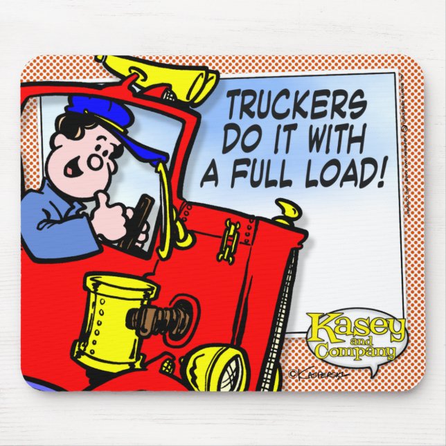 Truckers Do It Mouse Mat (Front)