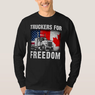 Truckers For Freedom Convoy 2022 Let's Go Truckers T-Shirt