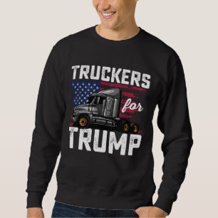 Truckers For Trump Presidential Election Vintage Sweatshirt
