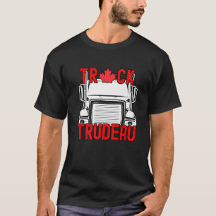 Truckers Freedom Convoy 2022 Truck Trudeau Mandate T-Shirt