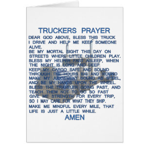 Trucker's Prayer