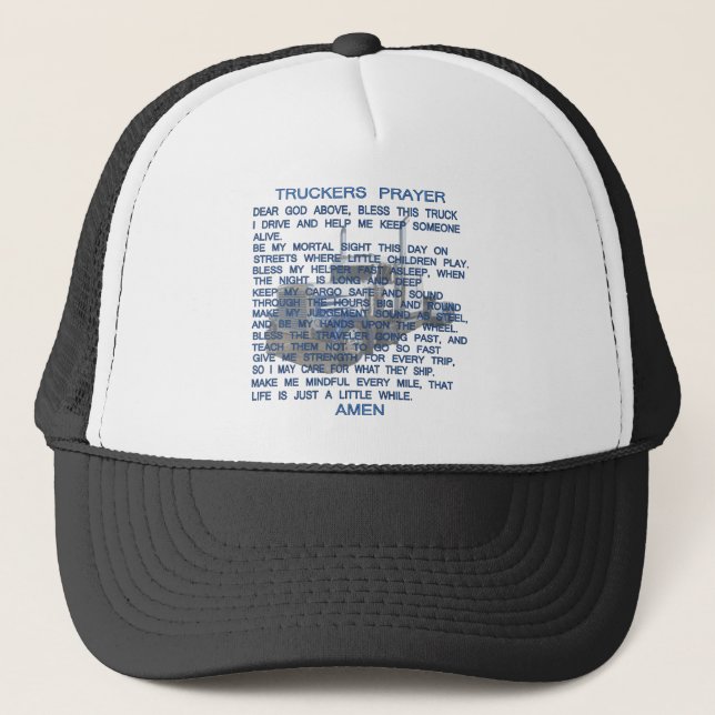 Truckers Prayer Trucker Hat (Front)