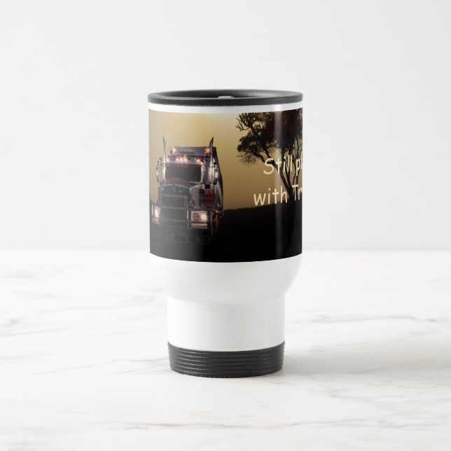 Truckers Travel Mug (Center)