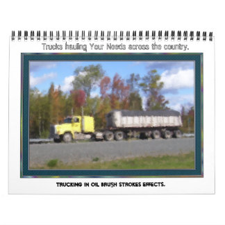 Trucking Across The Country Calendar