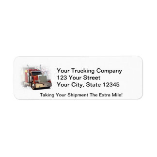 Trucking Address Labels