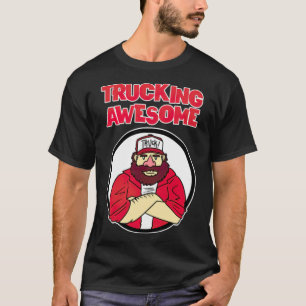 TRUCKING AWESOME Gift colored buddha T-Shirt