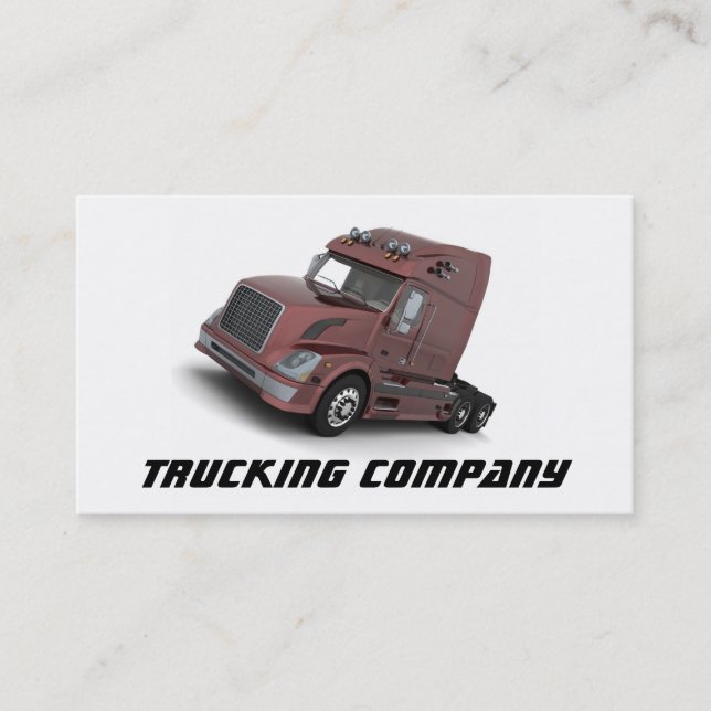 Trucking Business Card (Front)