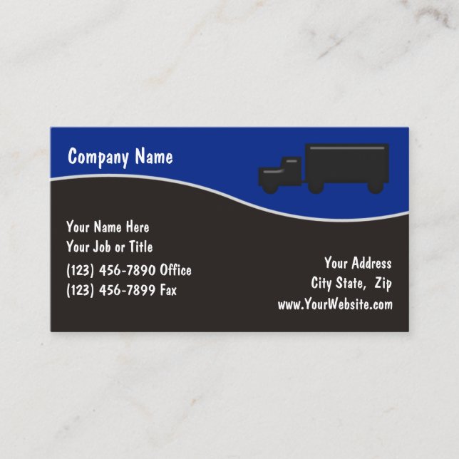 Trucking Business Card (Front)