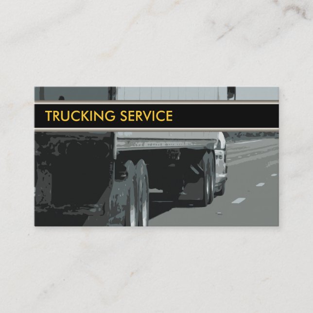 Trucking Business Cards (Front)
