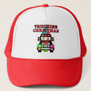 Trucking Christmas Trucker Hat