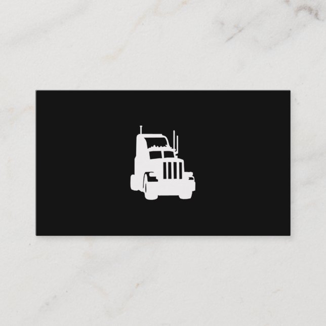 Trucking Company Business Card (Front)