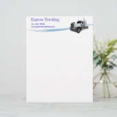 Trucking Company Customised Letterhead (Standing Front)