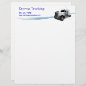 Trucking Company Customised Letterhead (Front/Back)