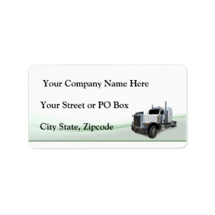 Trucking Company Label