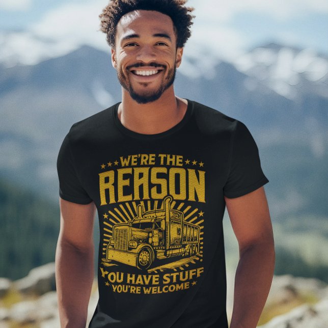 Trucking pride displayed through artistic design T-Shirt (Creator Uploaded)