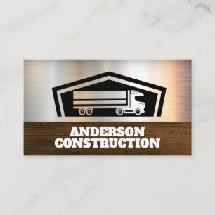 Trucking Semi Driver   Goods Transport Business Card