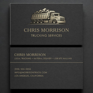 Trucking Services Professional Business Card