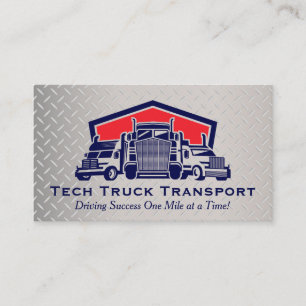 Trucking Transport   Shipping Deliveries Business Card