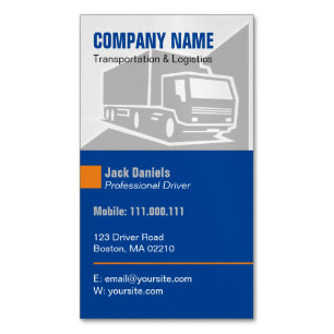 Trucking   Transportation & Logistic Business Card