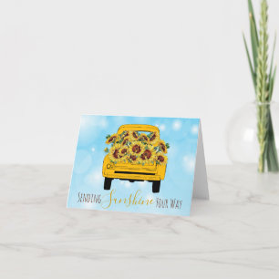 Truckload of sunshine note card