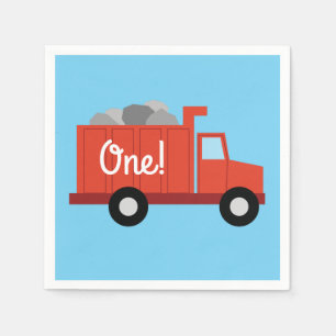 Trucks Birthday Party Napkin