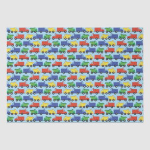 Trucks Boy Baby Shower Construction Cute Tissue Paper