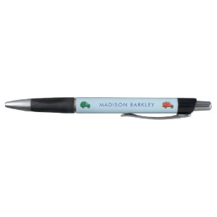 Trucks Boy's Cute Kid's Pens with Name