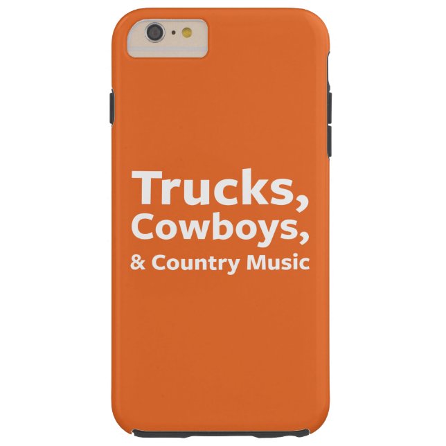 Trucks, Cowboys and Country Music Case-Mate iPhone Case (Back)