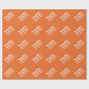 Trucks, Cowboys and Country Music Wrapping Paper