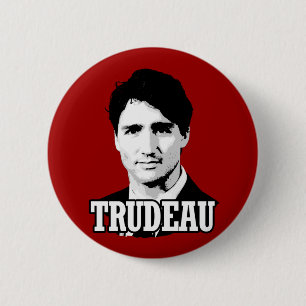 Trudeau 6 Cm Round Badge