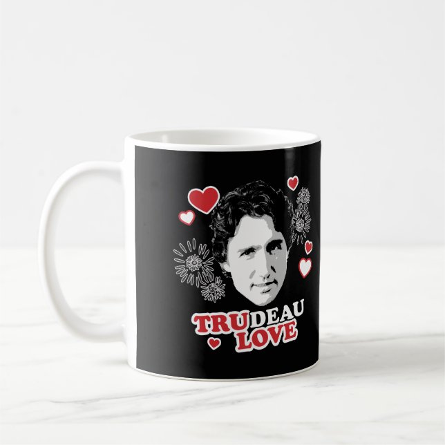 Trudeau Love -.png Coffee Mug (Left)