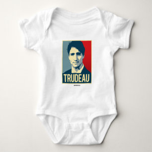Trudeau Propaganda Poster -.png Baby Bodysuit