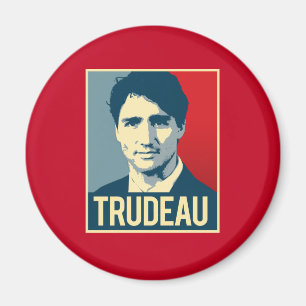 Trudeau Propaganda Poster -.png Magnet