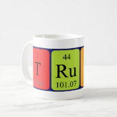 Trudi periodic table name mug (Front Left)
