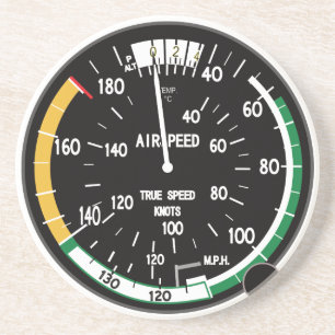 True Airspeed Indicator Coaster