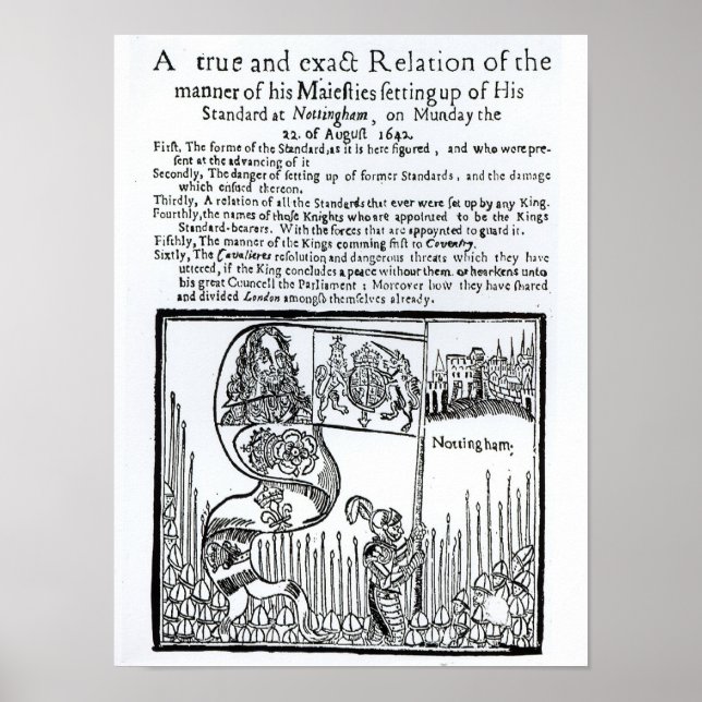 True and Exact Relation of  Manner of Majesty's Poster (Front)