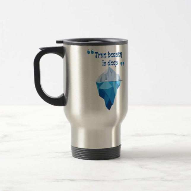 True Beauty on the Go - Iceberg Travel Mugs & Tumb (Left)