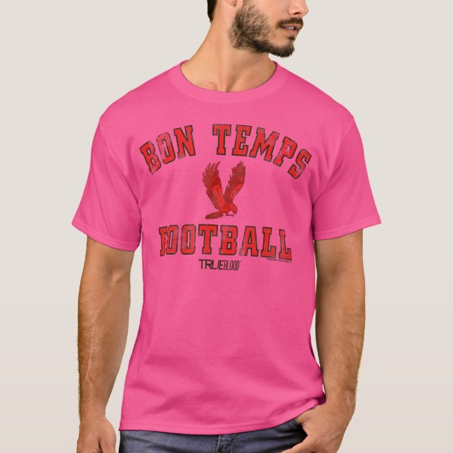 True Blood Bon Temps Football Adult T-Shirt (Front)