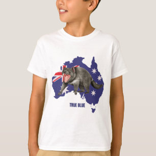 True Blue Australian Tasmanian Devil T-Shirt