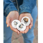 True Blue Kookaburra, custom 3 Cm Round Badge<br><div class="desc">Show off your Aussie spirit with the True Blue Kookaburra pin button. Featuring a bold watercolor bird design, this button is perfect for decorating jackets, backpacks, or hats. Lightweight and easy to wear, it’s a fun accessory for everyday style. Personalise it with your own touch. Add initials, a short phrase...</div>