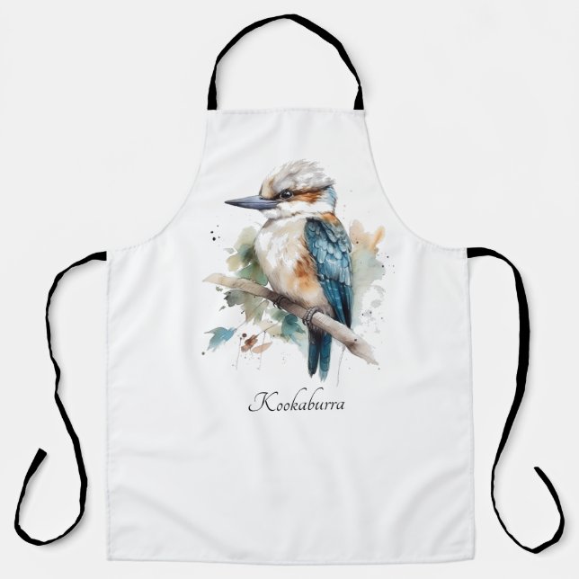 True Blue Kookaburra, custom Apron (Front)