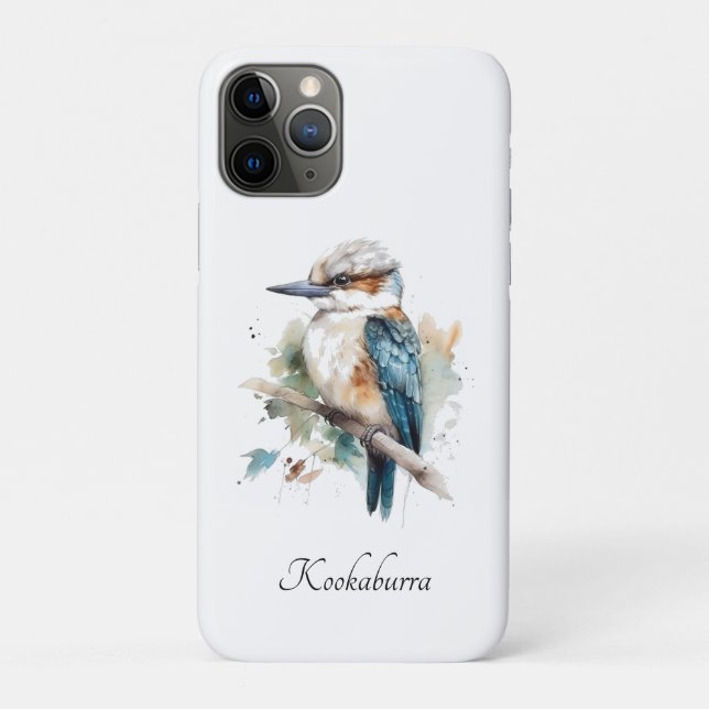 True Blue Kookaburra, custom Case-Mate iPhone Case (Back)