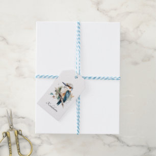 True Blue Kookaburra, custom Gift Tags