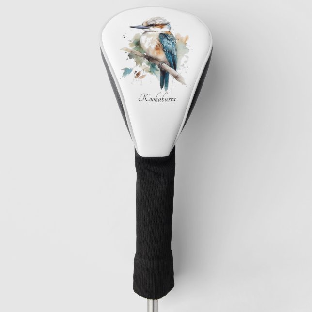 True Blue Kookaburra, custom Golf Head Cover (Front)