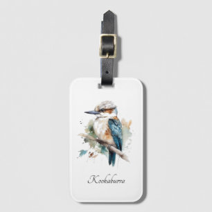 True Blue Kookaburra, custom Luggage Tag