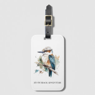True Blue Kookaburra, custom Luggage Tag